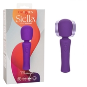 Фиолетовый ванд Stella Liquid Silicone Massager - 17,25 см. - фото, цены