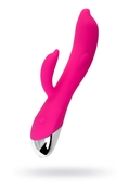 Розовый вибратор-кролик «Дрючка-Удовольствие» - 22 см. - фото, цены
