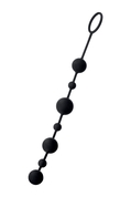 Черная анальная цепочка A-toys с шариками - 35,9 см. - фото, цены