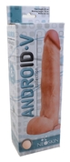 Фаллоимитатор с мошонкой на присоске Android V - 22 см. - фото, цены