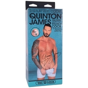 Телесный фаллоимитатор на съемной присоске Quinton James Signature Cocks - 24,1 см. - фото, цены