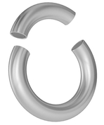 Серебристое магнитное кольцо-утяжелитель - фото, цены