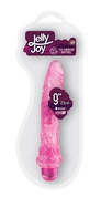 Большой розовый вибратор Jelly Joy 9inch 10 Rhythms Pink - 23 см. - фото, цены