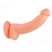 Телесный фаллоимитатор Seducer Bended Lust - 18,5 см. - фото, цены