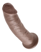 Коричневый фаллоимитатор 9 Cock - 22,9 см. - фото, цены