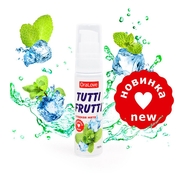 Гель-смазка Tutti-frutti со вкусом сладкой мяты - 30 гр. - фото, цены