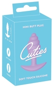 Фиолетовая анальная втулка Mini Butt Plug - 7,5 см. - фото, цены