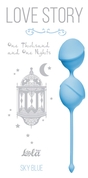 Голубые вагинальные шарики One Thousand and One Nights - фото, цены