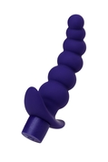 Фиолетовый силиконовый анальный вибратор Dandy - 13,5 см. - фото, цены