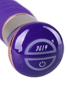 Фиолетовый спиралевидный вибратор - 21 см. - фото, цены