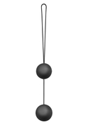 Чёрные анальные шарики Vibro Balls - фото, цены