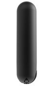 Черная перезаряжаемая вибропуля Clio - 7,6 см. - фото, цены
