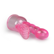 Розовая насадка для wand-вибратора Easytoys Rabbit Attachment - фото, цены