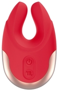 Красный клиторальный стимулятор Lavish - 8,9 см. - фото, цены