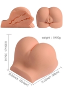 Телесная вагина с двумя отверстиями - фото, цены