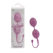 Розовые вагинальные шарики LAmour Premium Weighted Pleasure System - фото, цены