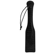 Черная шлепалка с петлёй Croco Paddle - 32 см. - фото, цены
