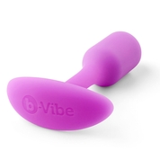 Розовая пробка для ношения B-vibe Snug Plug 1 - 9,4 см. - фото, цены