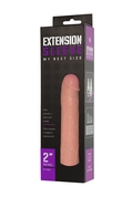 Насадка-удлинитель Extension sleeve телесного цвета - 18,5 см. - фото, цены