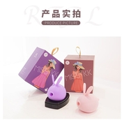 Фиолетовый вакуумный стимулятор клитора Miss Kk - фото, цены