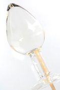 Прозрачный леденец в форме малой анальной пробки со вкусом пина колада - фото, цены