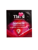 Возбуждающий крем для женщин Sextaz-W в одноразовой упаковке - 1,5 гр. - фото, цены