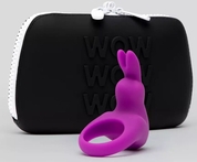 Фиолетовое эрекционное виброкольцо Happy Rabbit Cock Ring Kit - фото, цены