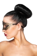 Золотистая карнавальная маска Саиф - фото, цены