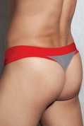 Красно-серые трусы-стринги Doreanse Fitness - фото, цены