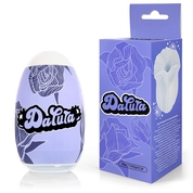 Белый нереалистичный мастурбатор в форме бутона цветка Datura - фото, цены