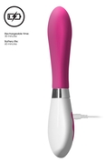 Розовый гладкий вибратор Atlas - 20,5 см. - фото, цены