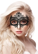 Черная кружевная маска на глаза Queen Black Lace Mask - фото, цены