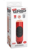 Мастурбатор-ротик с вибрацией Extreme Toyz Mega Grip Vibrating Stroker Mouth - фото, цены