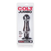 Чёрная анальная пробка Colt Jumbo Probe - 19,75 см. - фото, цены