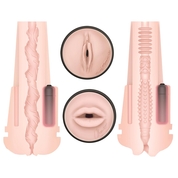 Мастурбатор Pornstar с 2 рукавами и вибрацией - вагина Zoey Monroe и ротик Alexis Amore - фото, цены