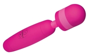 Ярко-розовый клиторальный вибратор Wellness Spa - 28,5 см. - фото, цены