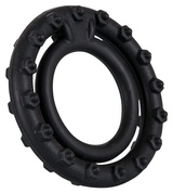 Чёрное кольцо для пениса Steely Cockring - фото, цены