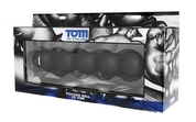 Анальный вибромассажер Tom of Finland Stacked Ball 5 Mode Vibe - 24 см. - фото, цены
