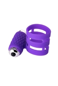 Фиолетовое эрекционное виброкольцо Adma - фото, цены