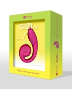 Розовый инновационный вибратор SVibe Gizi Lite - фото, цены