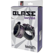 Фиолетово-чёрные наручники Blaze Handcuff Purple - фото, цены