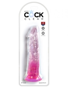 Розовый фаллоимитатор на присоске 8’’ Cock - 21,8 см. - фото, цены