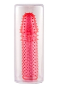 Красная закрытая насадка с шишечками - 14,5 см. - фото, цены