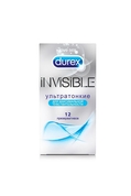 Ультратонкие презервативы Durex Invisible - 12 шт. - фото, цены