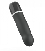 Черный мини-вибратор Bdesired Deluxe - 15,3 см. - фото, цены