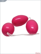 Розовые анально-вагинальные шарики - фото, цены