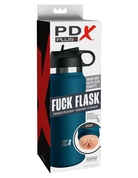 Мастурбатор-вагина в синей колбе F*ck Flask - фото, цены