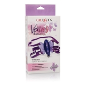 Фиолетовая вибробабочка Wireless Venus Butterfly Wearable Stimulator - фото, цены