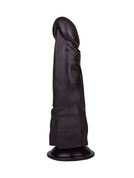 Чёрный фаллоимитатор на присоске - 17,5 см. - фото, цены