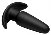 Черная анальная вибропробка Kinetic Thumping 7x Medium Anal Plug - 13,3 см. - фото, цены